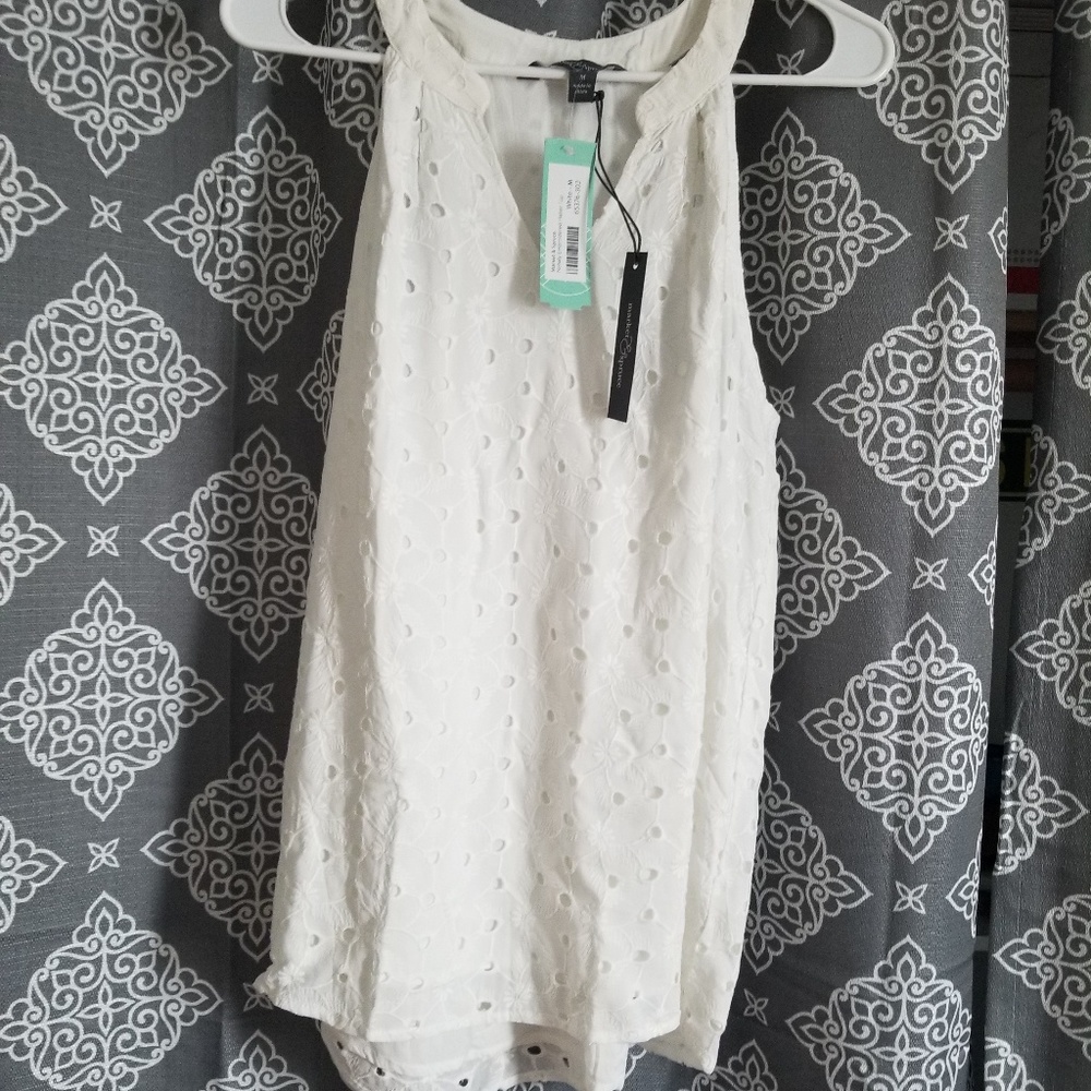 Nehaly Embroidered halter top